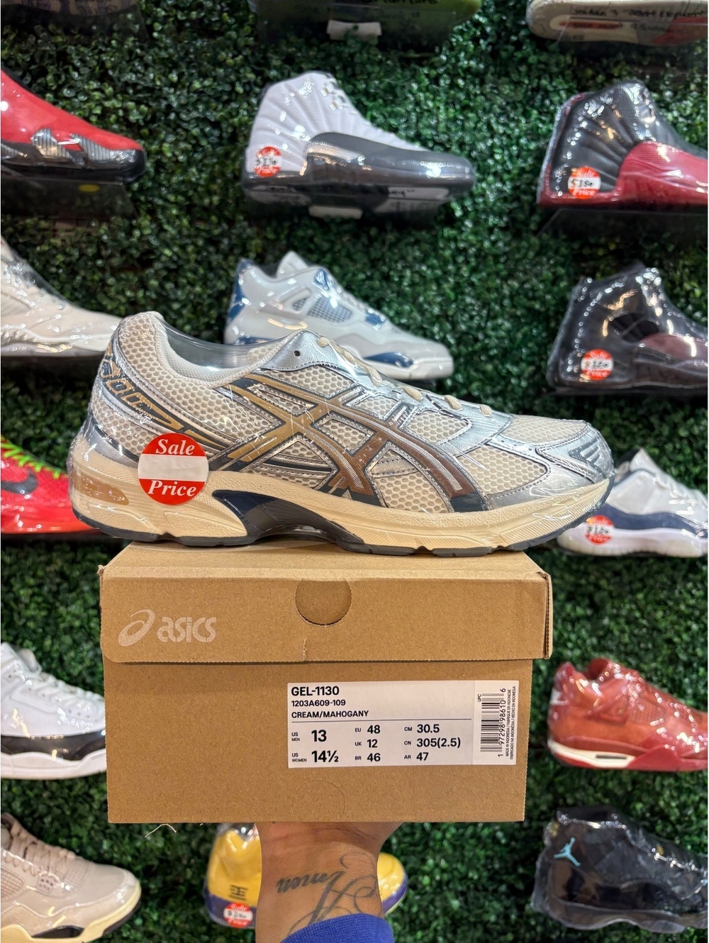 Asics Gel-1130 “Cream Mahogany” Men’s 13